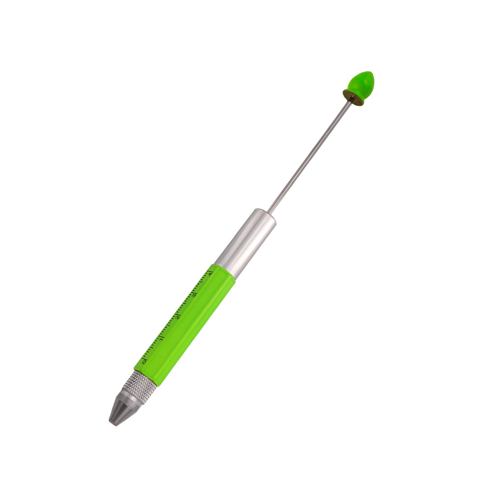 Wholesale Beadable Pens Writing Scale Touch Screwdriver Multifunctional Pen DIY Metal Pen